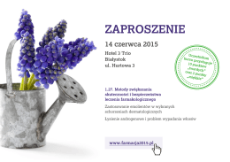zaproszenie - farmacja2015.pl