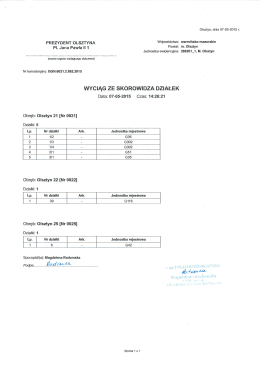 4. wypis dzia³ek