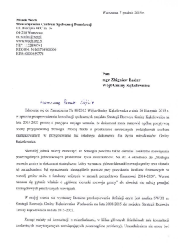 Strategia Rozwoju Gminy Kąkolewnica na lata 2015-2023