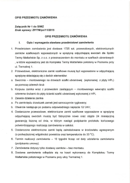 Załącznik Nr 1 do SIWZ Znak sprawy: ZPITMIpnI11l`2015