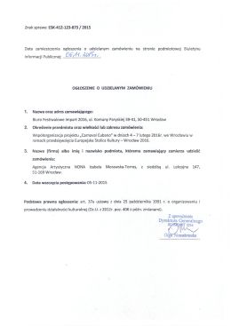 znak sprawy: Esk-412-123-873 / 2015