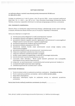 Zapytanie ofertowe  - BIP