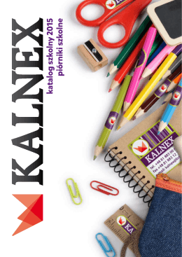 Pobierz katalog produktów Kalnex na 2015 rok!