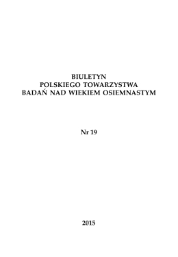 Biuletyn PTBnWO 2015 - Polskie Towarzystwo