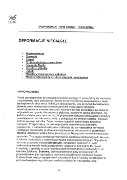 DEFORMACJE NIECIĄGŁE