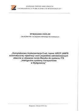 Wymagania ogólne - załącznik nr 1