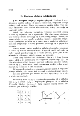 [§12] II. Zmiana układu odniesienia. 53