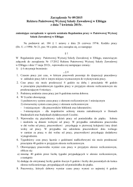 09/2015 - Biuletyn Informacji Publicznej PWSZ w Elblągu