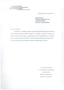 ul. Spokojna 4 20-914 Lublln ` tel. 81-74-24-530 fax 81-74-24