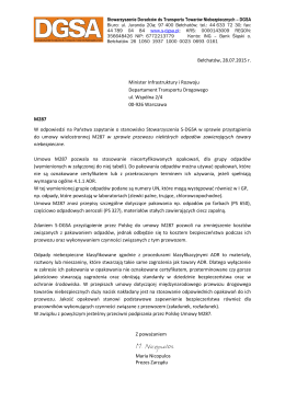 Bełchatów, 28.07.2015 r. Minister Infrastruktury i - S