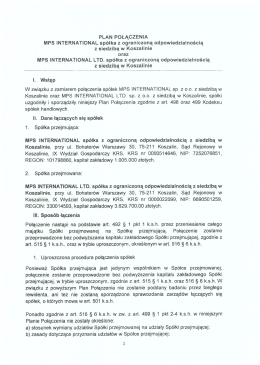 PLAN POŁĄCZENIA NIPS INTERNATIONAL