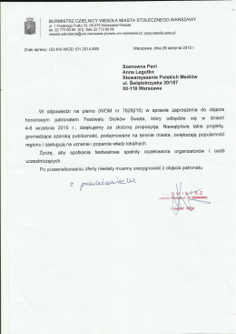 BURMISTRZ DZIELNICY WESOŁA MIASTA STOŁECZNEGO