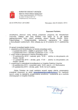 BURMISTRZ DZIELNICY URSYN&Oacute;W MIASTA STOŁECZNEGO
