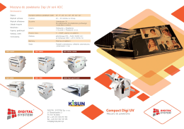 Maszyna do powlekania Digi UV serii KDC