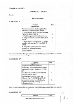 2a. Zmieniony załacznik nr 3 do SIWZ