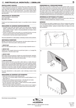 Instrukcja montażu i obsługi 76298