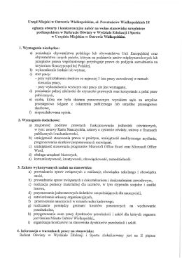 Urząd Miejski w Ostrowie Wielkopolskim, al. Powstańc&oacute;w