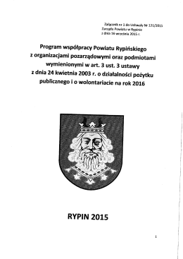 projekt Programu Współpracy - Stacja