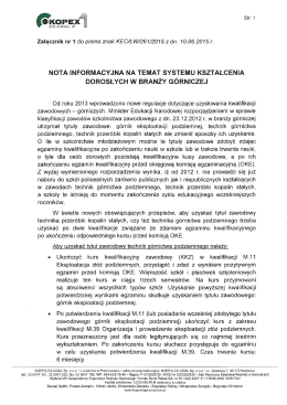 Załącznik nr.1 - kopalniawprzeciszowie.pl