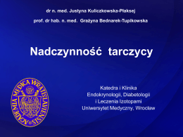 Nadczynność tarczycy