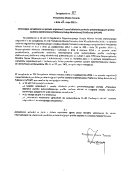 w formacie pdf - Biuletyn Informacji Publicznej Urzędu Miasta