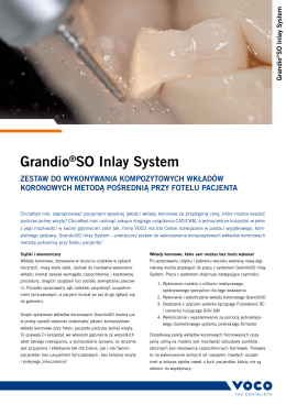 Grandio®SO Inlay System