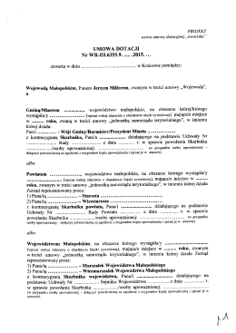 wzór umowy