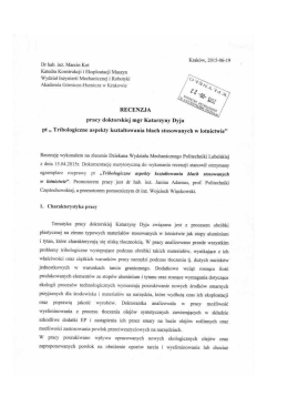 Dr hab. inż. Marcin Kot