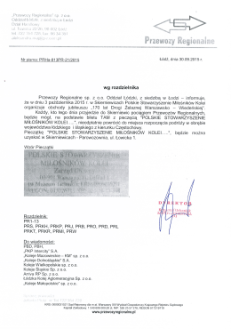 w załączonym pliku PDF - Polskie Stowarzyszenie Miłośnik&oacute;w Kolei
