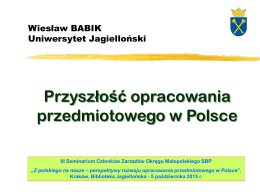 prof. Wiesław Babik - Biblioteka Jagiellońska