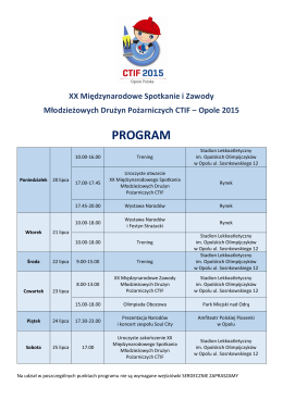 program - CTIF 2015