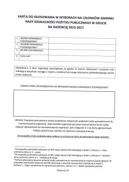 Karta do głosowania (wersja PDF)