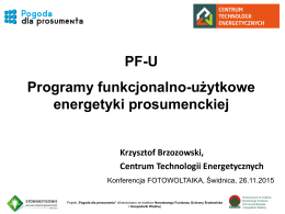 3. Programy funkcjonalno-użytkowe (PFU)