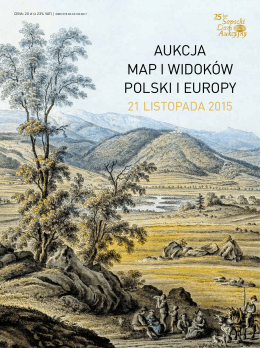 AUKCJA MAP I WIDOKÓW POLSKI I EUROPY