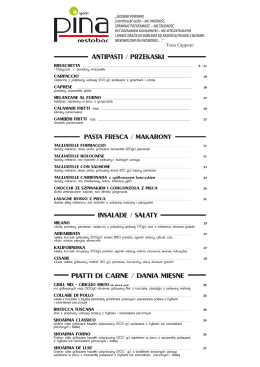 MENU Pina W PLIKU PDF