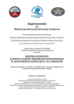 Zaproszenie - European Association for Security