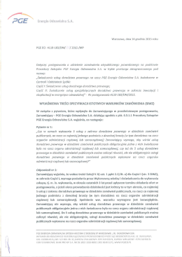 4110-169/DM/2015 wyjaśnienia treści SIWZ