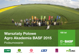 Warsztaty Polowe Agro Akademia BASF 2015