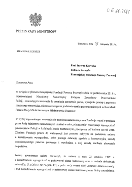 PREZES RADY MINISTRÓW