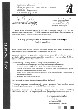Treść ogłoszenia (format )