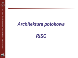 Architektura potokowa RISC