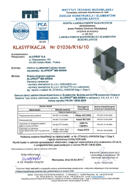 INSTYTUT TECHNIKI BUDOWLANEJ