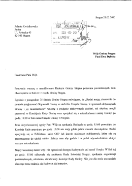 Stegna 21.05.2015 Jolanta Kwiatkowska &iacute; _ " `W 01/14, Jantar U l