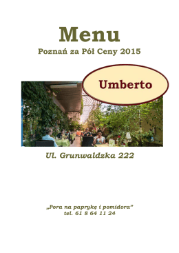 Poznań za Pół Ceny 2015 Ul. Grunwaldzka 222