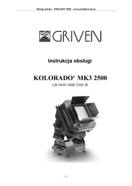 Kolorado MK3 2500