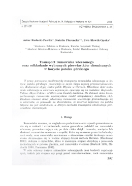 Zeszyty Naukowe Akademii Rolniczej im. H. Kołłątaja w Krakowie nr