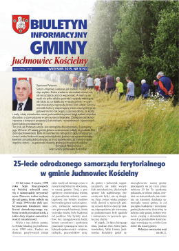 Biuletyn Informacyjny Gminy Juchnowiec Kościelny nr 19