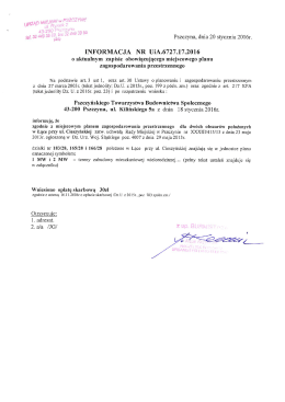 Skan Miejscowego Planu Zagospodarowania Przestrzennego