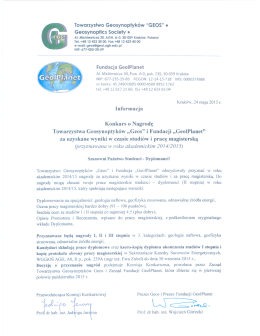 Towarzystwo Geosynopiyków uGEOS" o