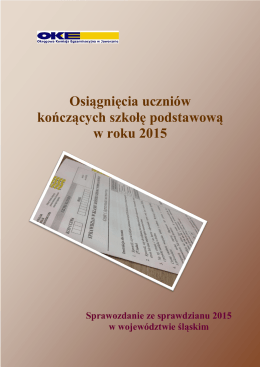 Sprawozdanie - Sprawdzian 2015